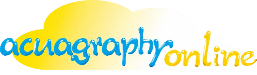 acuagraphy onlineのロゴ