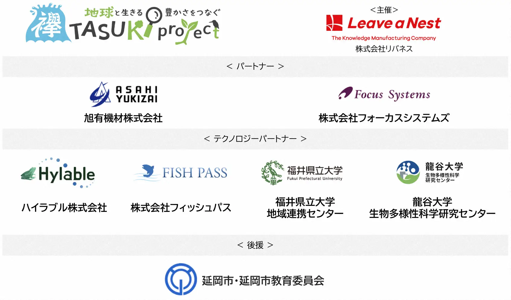 プロジェクトメンバーロゴ一覧