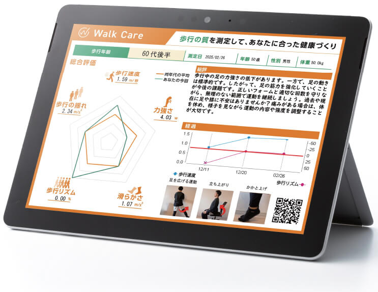 して、気づきと予防をサポート。